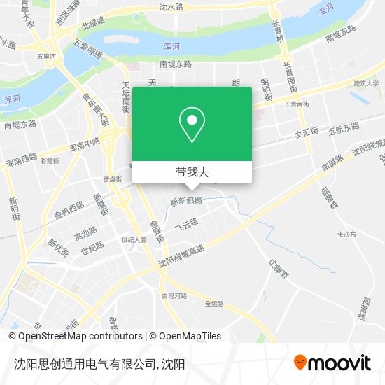 沈阳思创通用电气有限公司地图