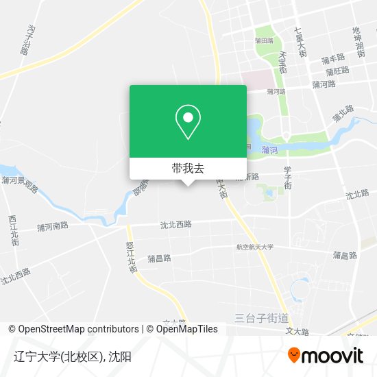 辽宁大学(北校区)地图
