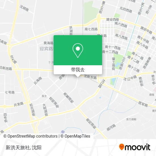 新洪天旅社地图