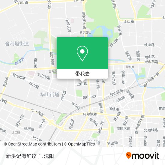 新洪记海鲜饺子地图