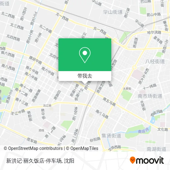 新洪记·丽久饭店-停车场地图