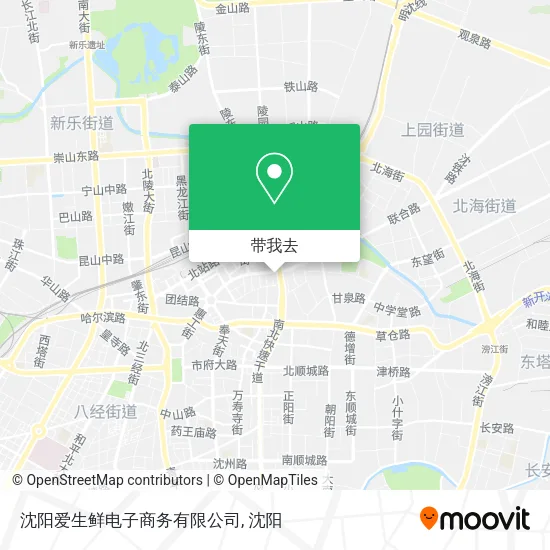 沈阳爱生鲜电子商务有限公司地图