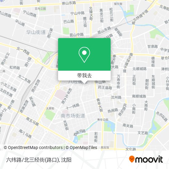 六纬路/北三经街(路口)地图