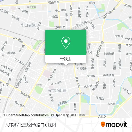 六纬路/北三经街(路口)地图