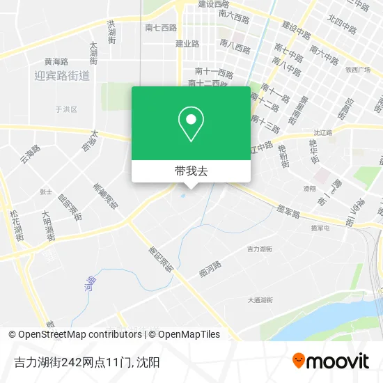 吉力湖街242网点11门地图