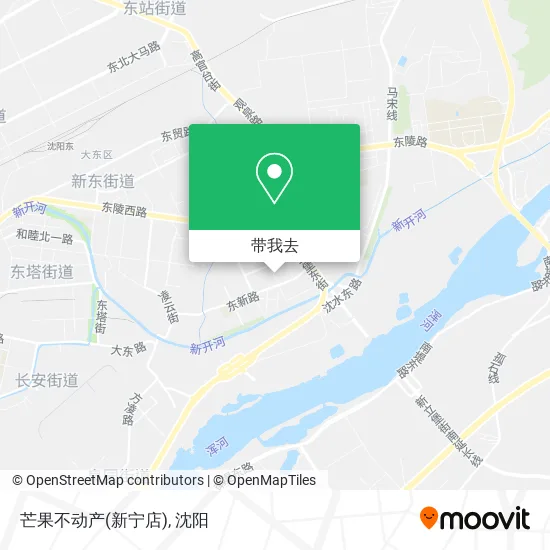 芒果不动产(新宁店)地图