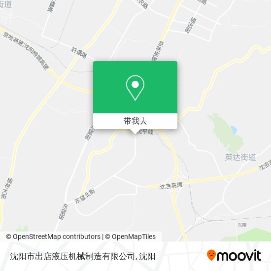 沈阳市出店液压机械制造有限公司地图