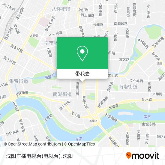 沈阳广播电视台地图