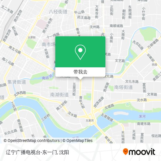 辽宁广播电视台-东一门地图