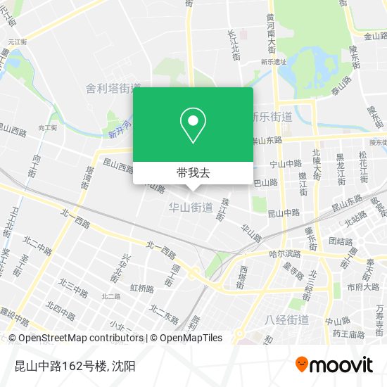 昆山中路162号楼地图