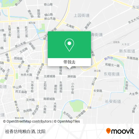 祖香坊纯粮白酒地图