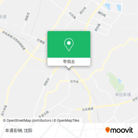 阜通彩钢地图