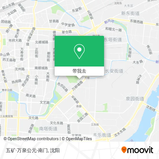 五矿·万泉公元-南门地图