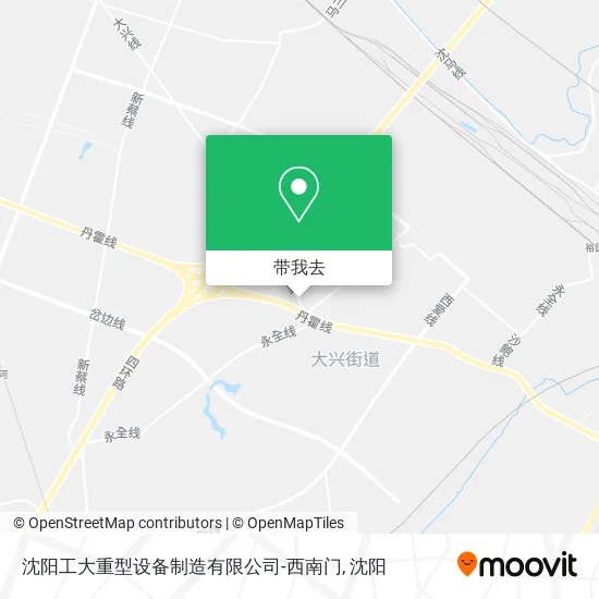 沈阳工大重型设备制造有限公司-西南门地图