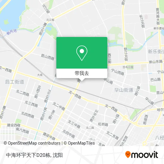 中海环宇天下D20栋地图