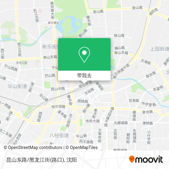 昆山东路/黑龙江街(路口)地图