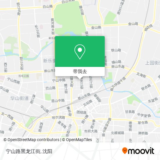 宁山路黑龙江街地图