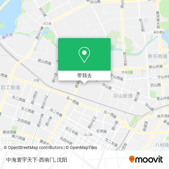 中海寰宇天下-西南门地图