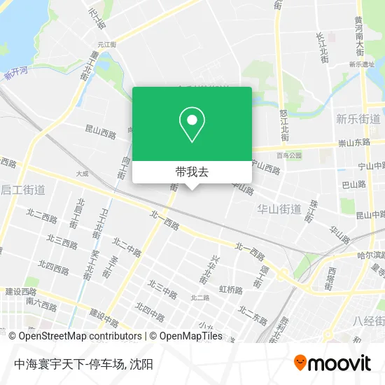 中海寰宇天下-停车场地图