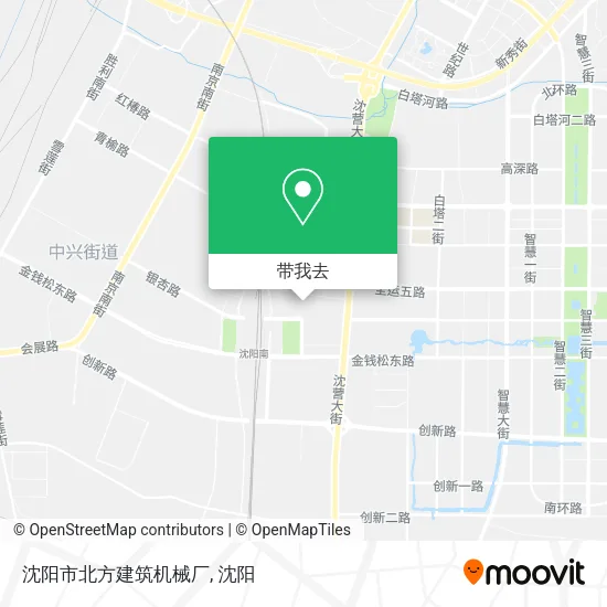 沈阳市北方建筑机械厂地图