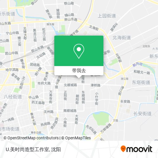 U.美时尚造型工作室地图