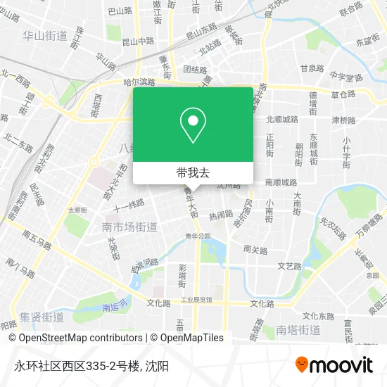 永环社区西区335-2号楼地图