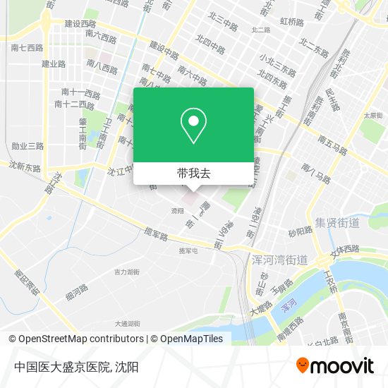 中国医大盛京医院地图