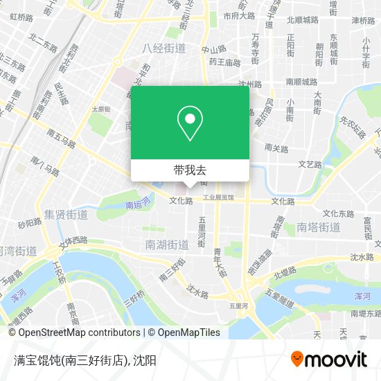 满宝馄饨(南三好街店)地图