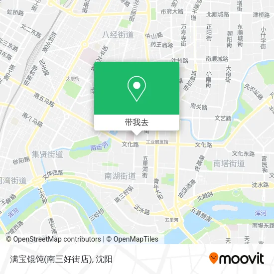 满宝馄饨(南三好街店)地图