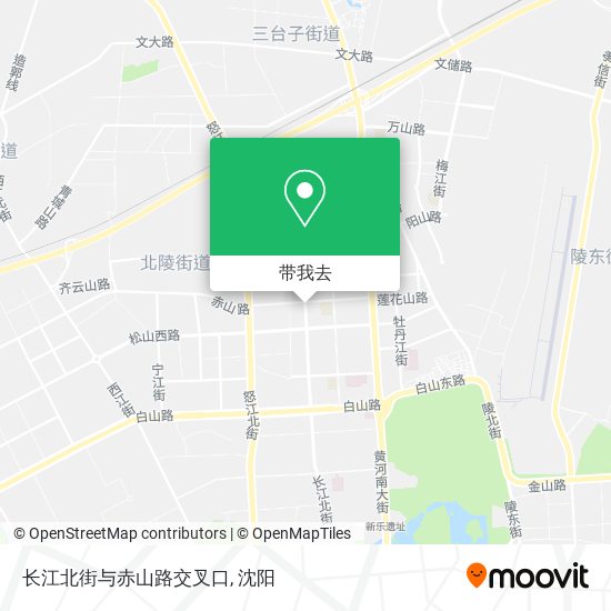 长江北街与赤山路交叉口地图
