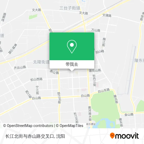 长江北街与赤山路交叉口地图