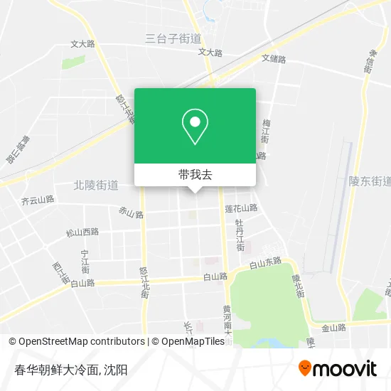 春华朝鲜大冷面地图