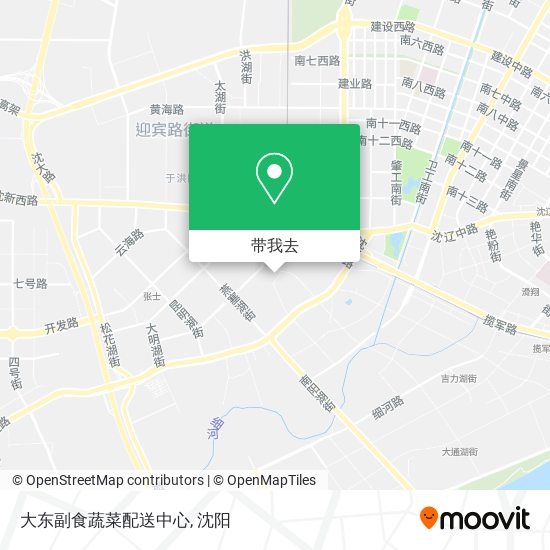 大东副食蔬菜配送中心地图