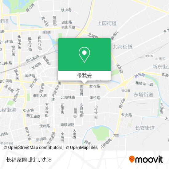 长福家园-北门地图