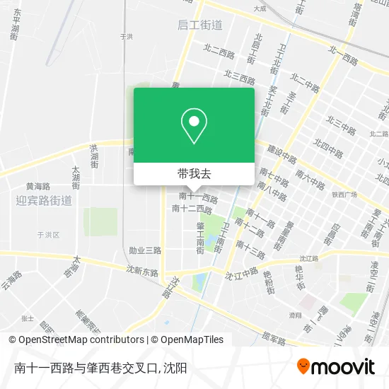 南十一西路与肇西巷交叉口地图