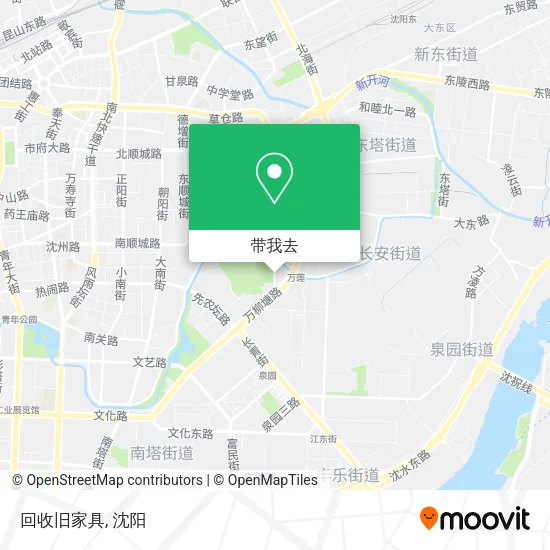 回收旧家具地图