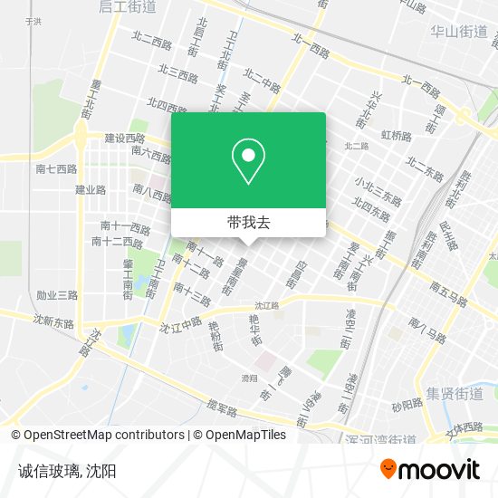 诚信玻璃地图