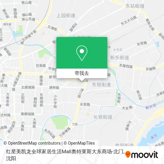 红星美凯龙全球家居生活Mall奥特莱斯大东商场-北门地图