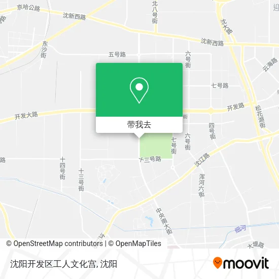沈阳开发区工人文化宫地图