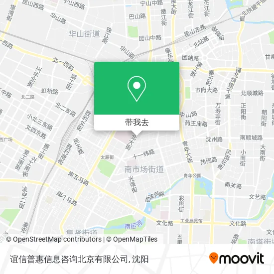 谊信普惠信息咨询北京有限公司地图