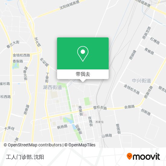 工人门诊部地图
