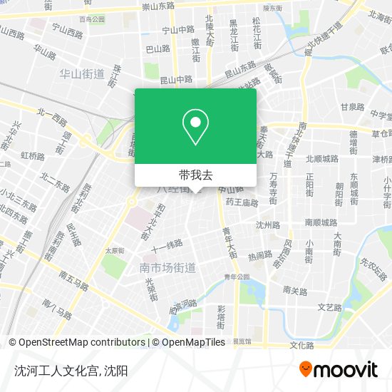 沈河工人文化宫地图