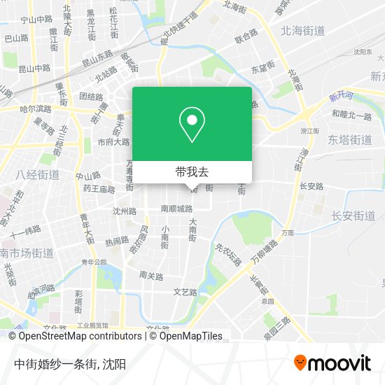 中街婚纱一条街地图