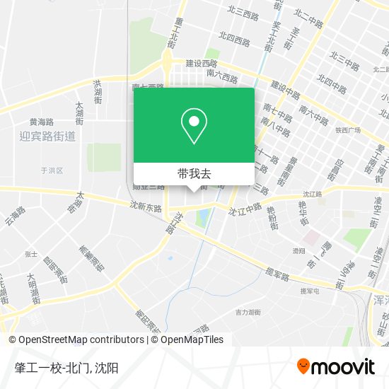 肇工一校-北门地图