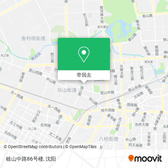 岐山中路86号楼地图