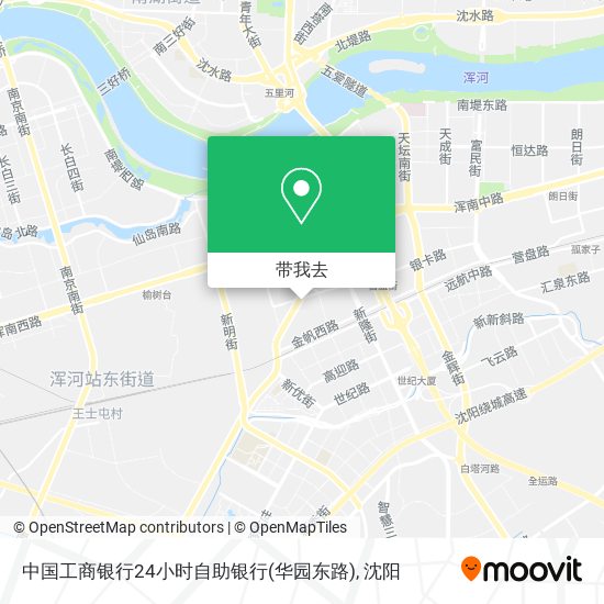 中国工商银行24小时自助银行(华园东路)地图