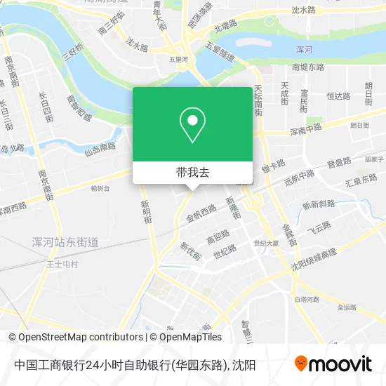 中国工商银行24小时自助银行(华园东路)地图