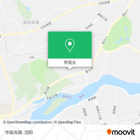 华园东路地图