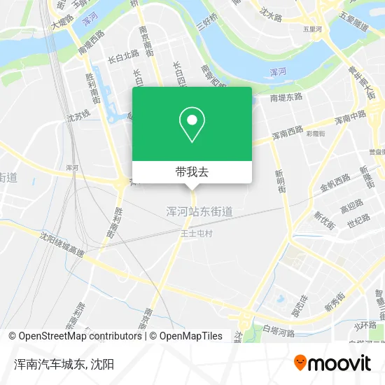 浑南汽车城东地图