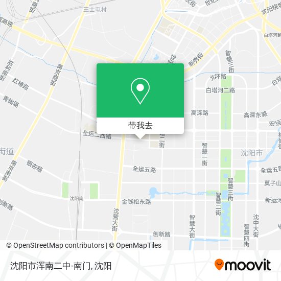 沈阳市浑南二中-南门地图